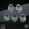 3D printed Demon Hunters torso model by Last Hope Miniatures for tabletop gaming, featuring detailed demonic armor and weaponry.