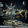 3D printed Doom Marine Commander model by Meshbrain Labs, detailed miniature figure from Last Hope Miniatures.