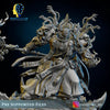 3D printed Doom Marine Sorcerer model on flying disc by Last Hope Miniatures, detailed miniature figure for tabletop gaming