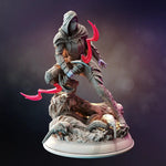 3D printed Drow Swamp Ranger model by Last Hope Miniatures, detailed fantasy figure for tabletop gaming.