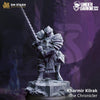 3D printed Dwarf Warrior model by Last Hope Miniatures, detailed miniature figure with armor and weaponry from DM Stash.