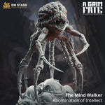 3D printed Eldritch Ascendant Brain model by Last Hope Miniatures, featuring intricate details and a sinister, otherworldly design.