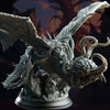 3D printed Eldritch Flayed Dragon model by Last Hope Miniatures, detailed dark fantasy creature with torn flesh and menacing features.