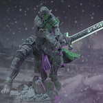 3D printed Elf Paladin model by Last Hope Miniatures, featuring intricate armor and a heroic pose from DM Stash.