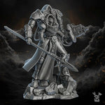 3D printed Saint exosuit model by DakkaDakka Miniatures, detailed miniature figure from Last Hope Miniatures collection.
