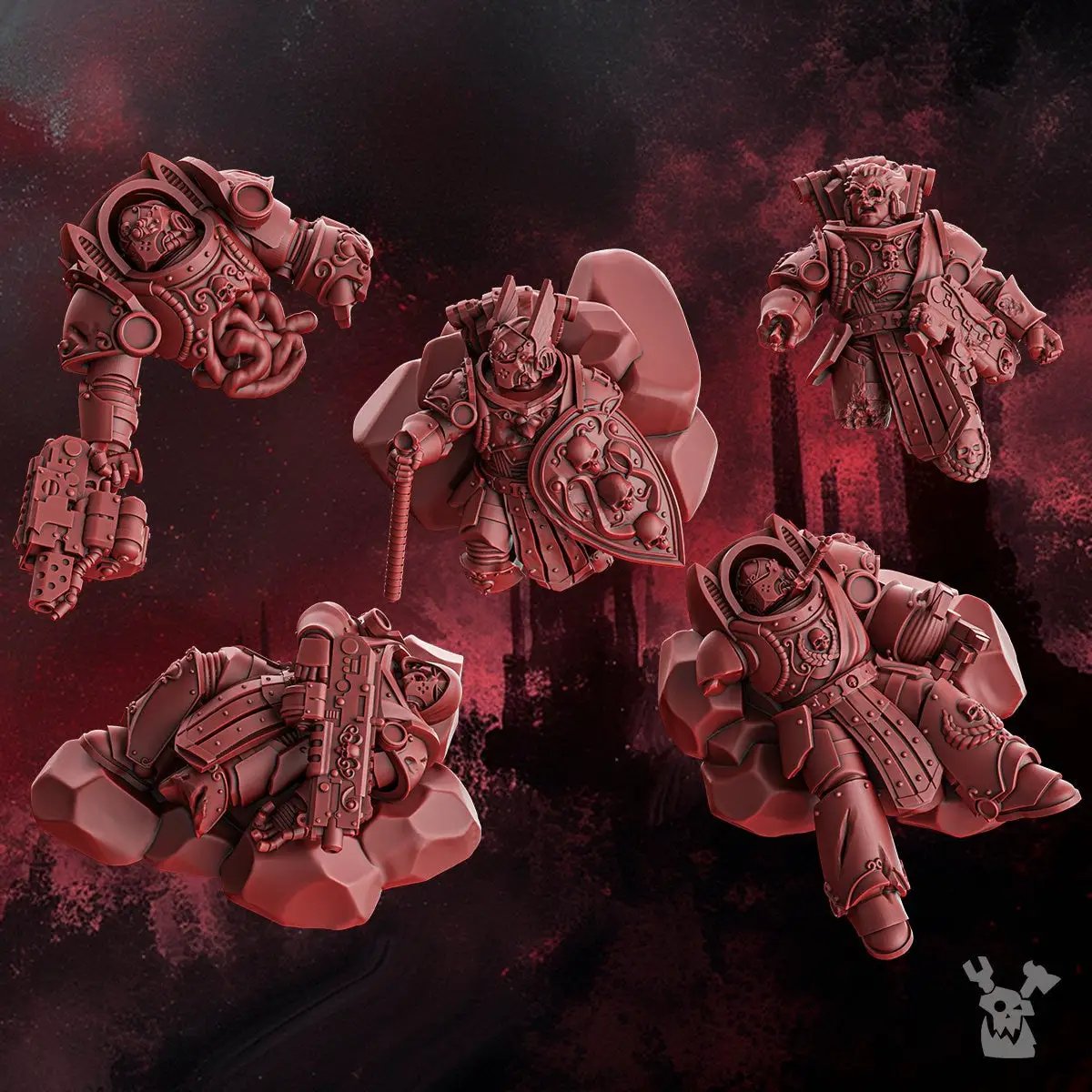 3D printed Fallen Marines model by Last Hope Miniatures, detailed miniatures from DakkaDakka for tabletop gaming.