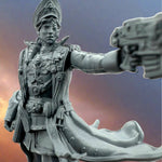 3D printed female officer model from Last Hope Miniatures by 3DArtGuy Miniatures, detailed figure with tactical uniform and equipment.