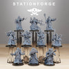 3D printed Forager Preachers model by Last Hope Miniatures, part of StationForge's set of 10 miniatures for tabletop gaming.