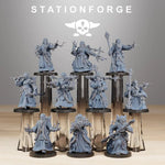 3D printed Forager Preachers model by Last Hope Miniatures, part of StationForge's set of 10 miniatures for tabletop gaming.