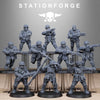 3D printed FreeGuard Infantry model by Last Hope Miniatures, detailed sci-fi soldier for tabletop gaming.