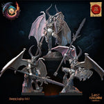 3D printed Fury model by Last Hope Miniatures, detailed fantasy creature from Lost Kingdom Miniatures collection.