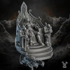 3D printed Furtea Dominus model by DakkaDakka Miniatures for Last Hope Miniatures, showcasing intricate details and dynamic pose.