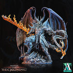 3D printed Galactic Chaoslord model by Last Hope Miniatures, detailed sci-fi creature for tabletop gaming and display.