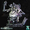3D printed Ghakval model by Archvillain Games, detailed miniature from Last Hope Miniatures, featuring intricate design and textures.