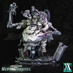 3D printed Ghakval model by Archvillain Games, detailed miniature from Last Hope Miniatures, featuring intricate design and textures.