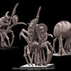 3D printed Goblin Spider Riders model by Last Hope Miniatures for Avatars of War, featuring goblins on spider mounts.