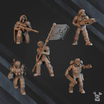 3D printed Green Hell Lead Detachment model by DakkaDakka Miniatures, detailed miniatures for tabletop gaming from Last Hope Miniatures