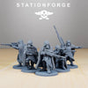 3D printed GrimGuard Snipers model by Last Hope Miniatures, featuring detailed sniper figures with tactical gear.