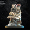 3D printed Harald Armbrost hero model by Lost Kingdom Miniatures, detailed fantasy character for tabletop gaming.
