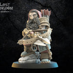 3D printed Harald Armbrost hero model by Lost Kingdom Miniatures, detailed fantasy character for tabletop gaming.