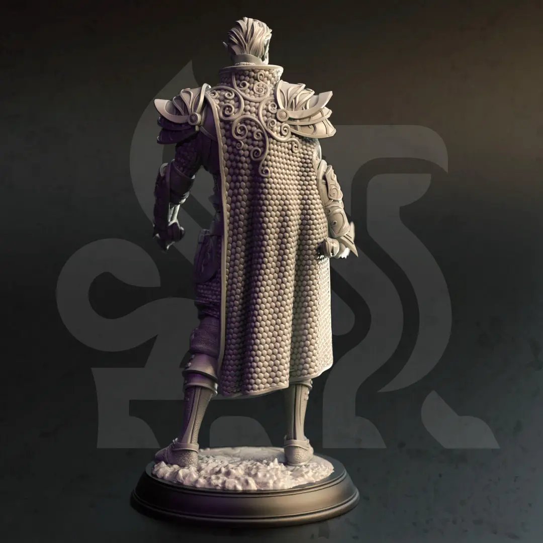 3D printed High Elf Arcane Trickster model by Last Hope Miniatures, detailed fantasy figure for tabletop gaming.