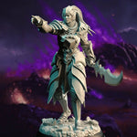 3D printed High Elf Commander model by Last Hope Miniatures, detailed fantasy elf figure from DM Stash collection.