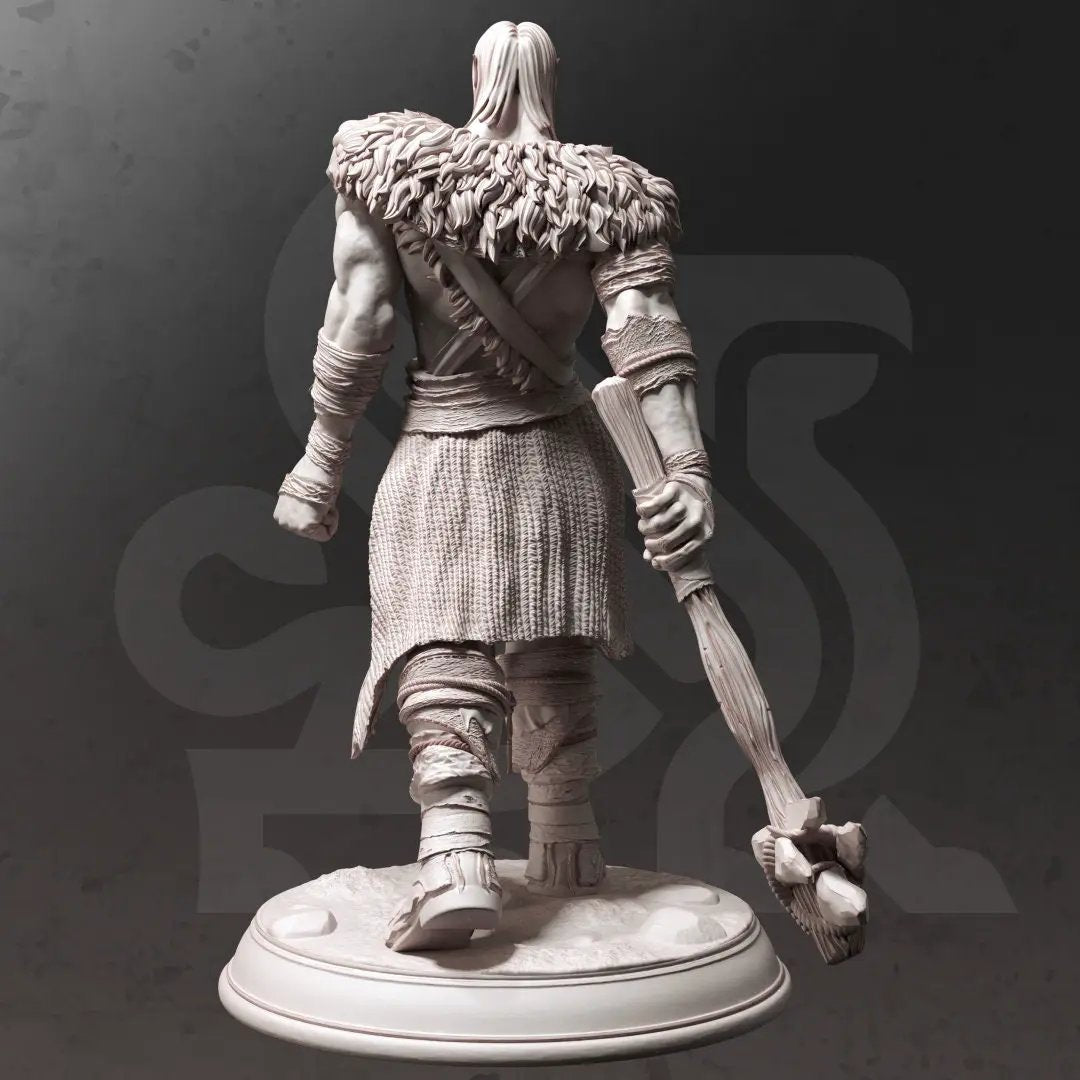 3D printed Hill Giant model by Last Hope Miniatures, detailed fantasy creature for tabletop gaming and display.