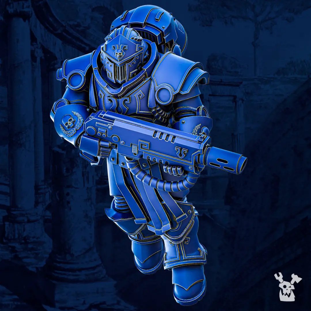 3D printed Impetum Alis Squad x5 miniatures by Last Hope Miniatures, detailed models for tabletop gaming by DakkaDakka