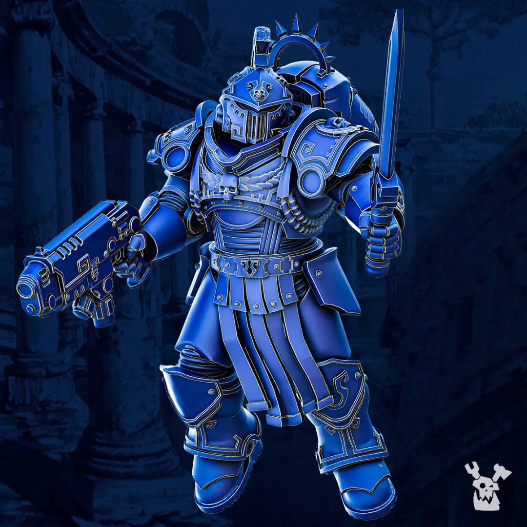 3D printed Impetum Alis Squad x5 miniatures by Last Hope Miniatures, detailed model figures from DakkaDakka.