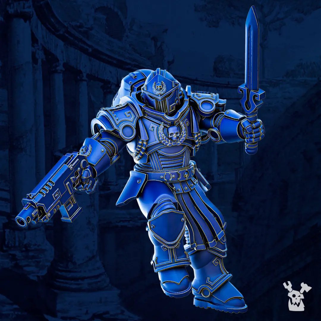 3D printed Impetum Alis Squad x5 models by Last Hope Miniatures for DakkaDakka Miniatures, detailed sci-fi tabletop miniatures.