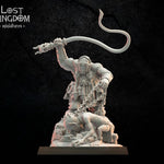 3D printed Infernal Dwarf Slaver model by Last Hope Miniatures, detailed miniature figure from Lost Kingdom Miniatures collection.