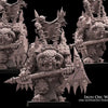 3D printed Iron Orc Warlord model by Last Hope Miniatures, detailed fantasy miniatures from Avatars of War, featuring armor and weaponry.