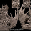 3D printed Iron Orc Warlord on Wyvern model by Avatars of War, detailed miniature with orc warrior riding a wyvern.