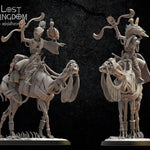 3D printed Khalid the Eternal model by Last Hope Miniatures, detailed miniature figure from Lost Kingdom Miniatures.