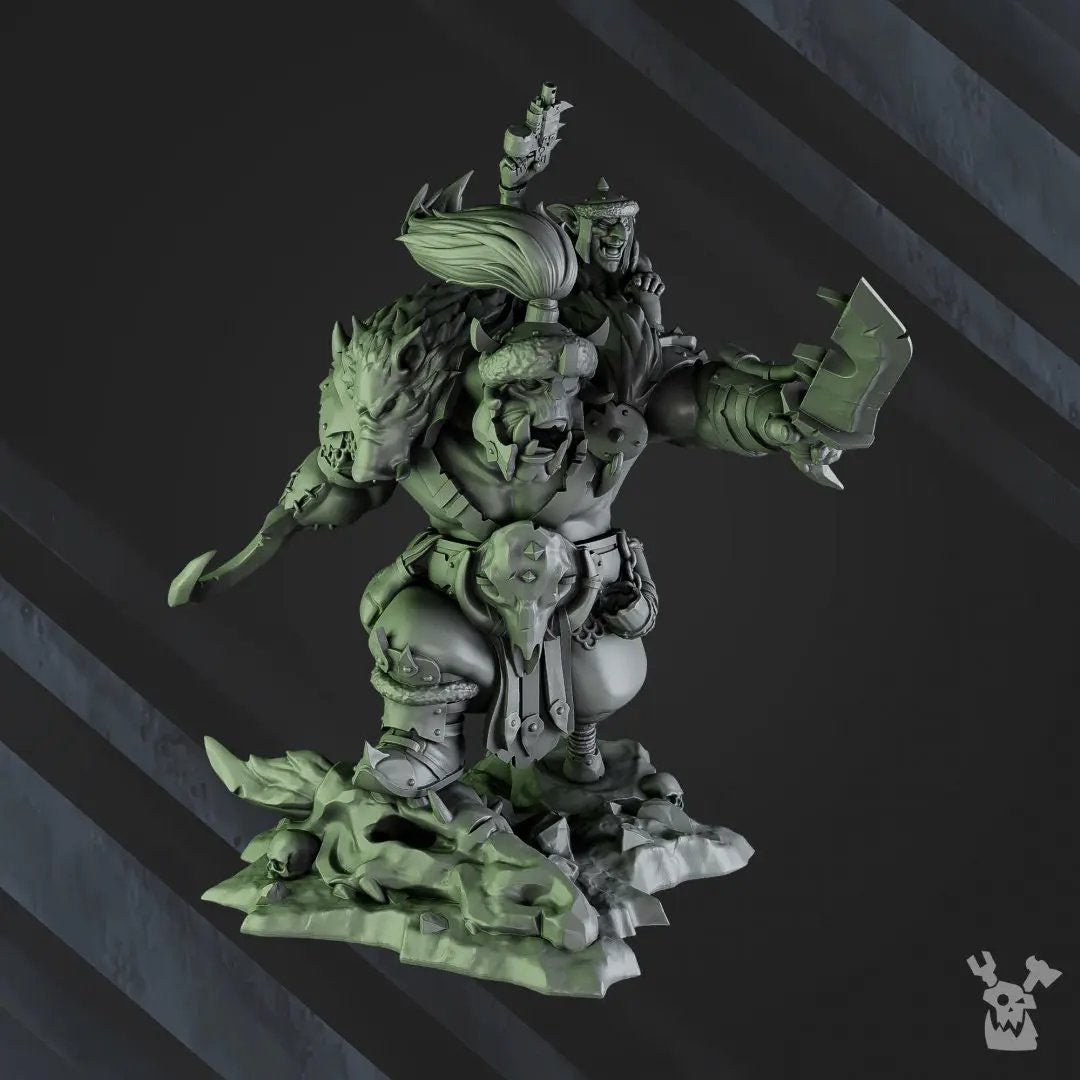 3D printed Khan De Golda tooth model by Last Hope Miniatures, detailed miniature with intricate design from DakkaDakka.