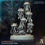 3D printed Lantern of the Deep model by Last Hope Miniatures for Archvillain Games, featuring intricate deep-sea design details.