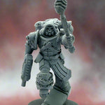 3D printed Lazarus of the Crimson Wings model by Last Hope Miniatures, featuring detailed armor and wings from DakkaDakka Miniatures.