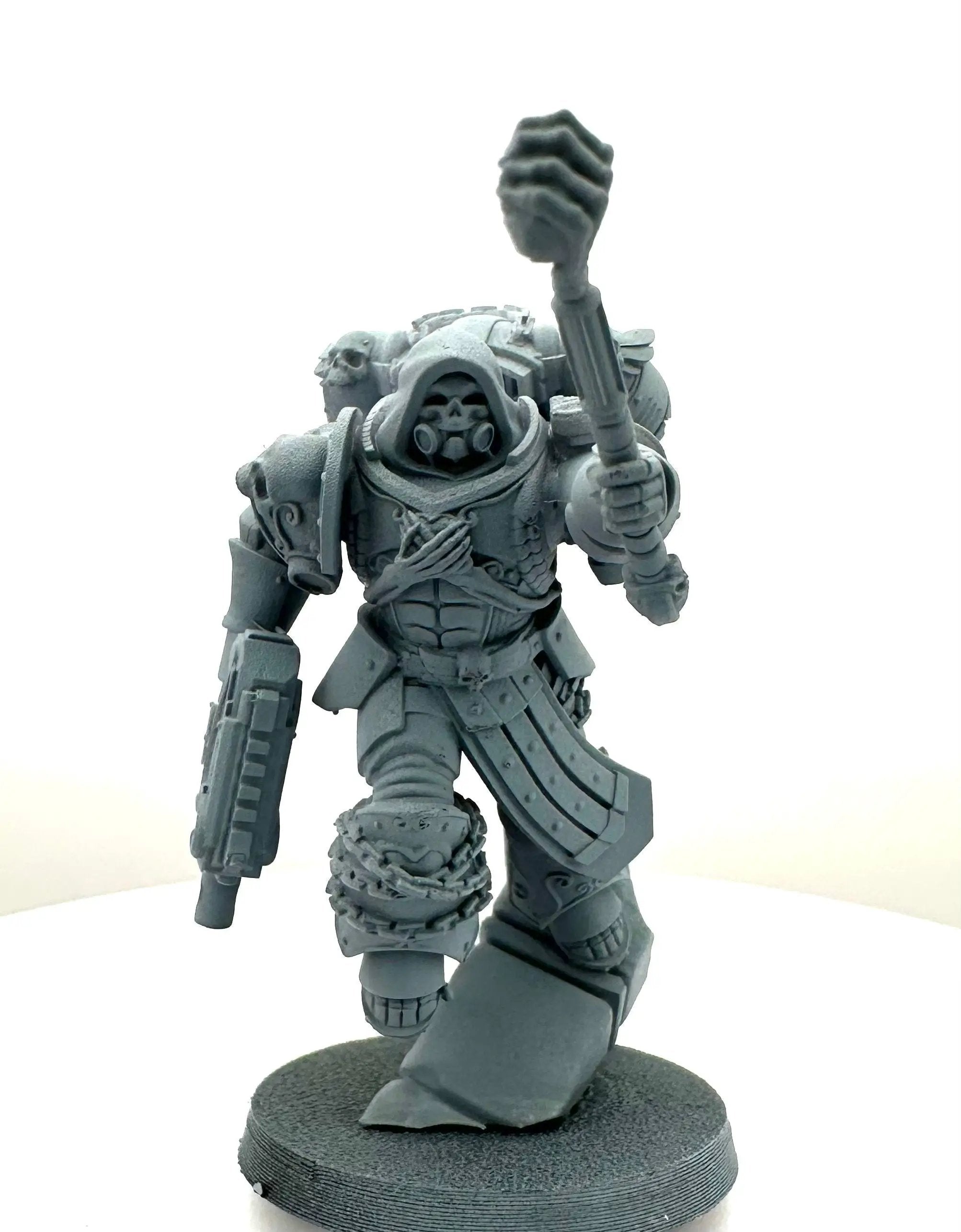 3D printed Lazarus of the Crimson Wings model by Last Hope Miniatures, detailed miniature figure with wings and intricate design.