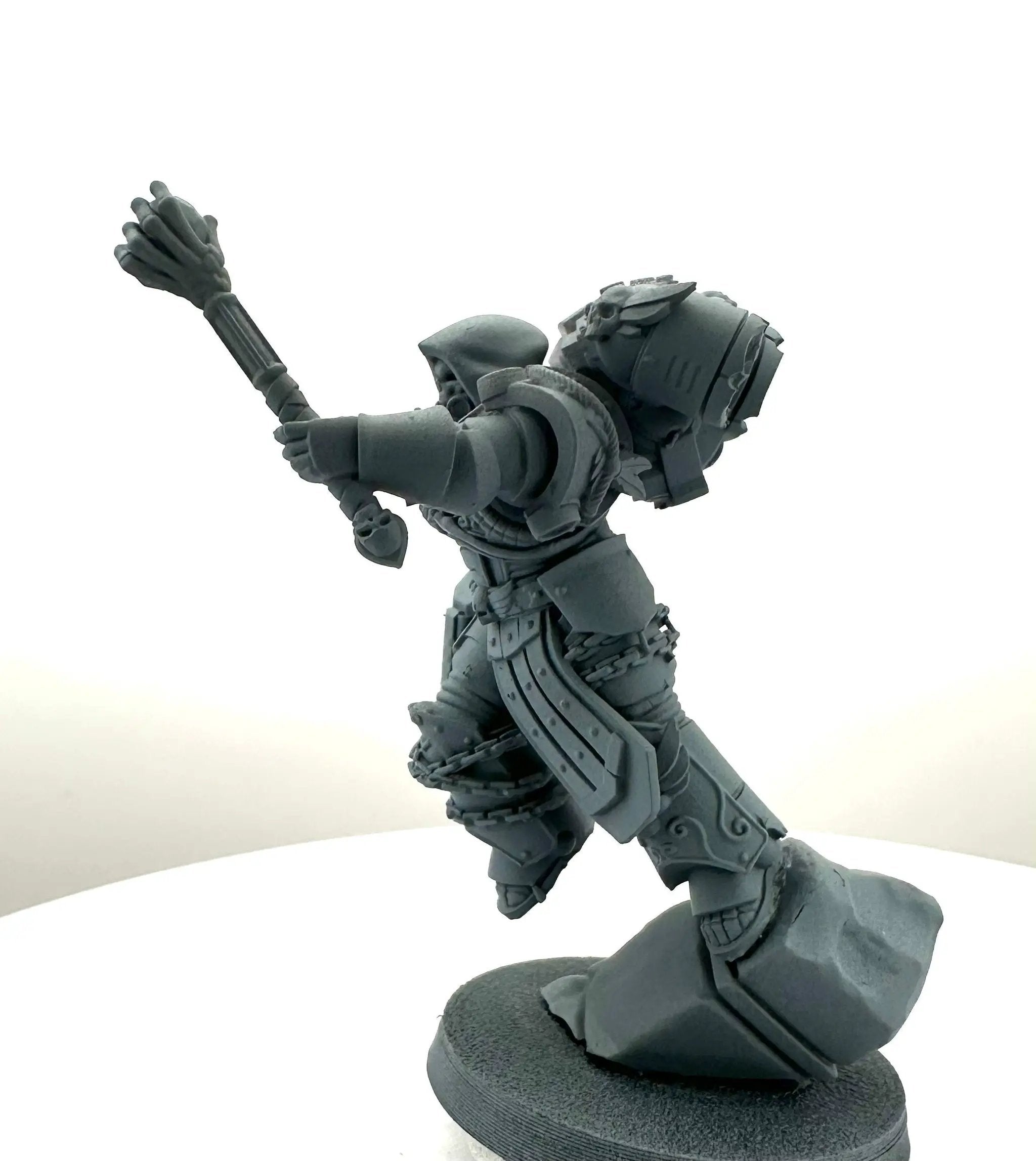 3D printed Lazarus of the Crimson Wings model by Last Hope Miniatures, featuring detailed wings and intricate design details.