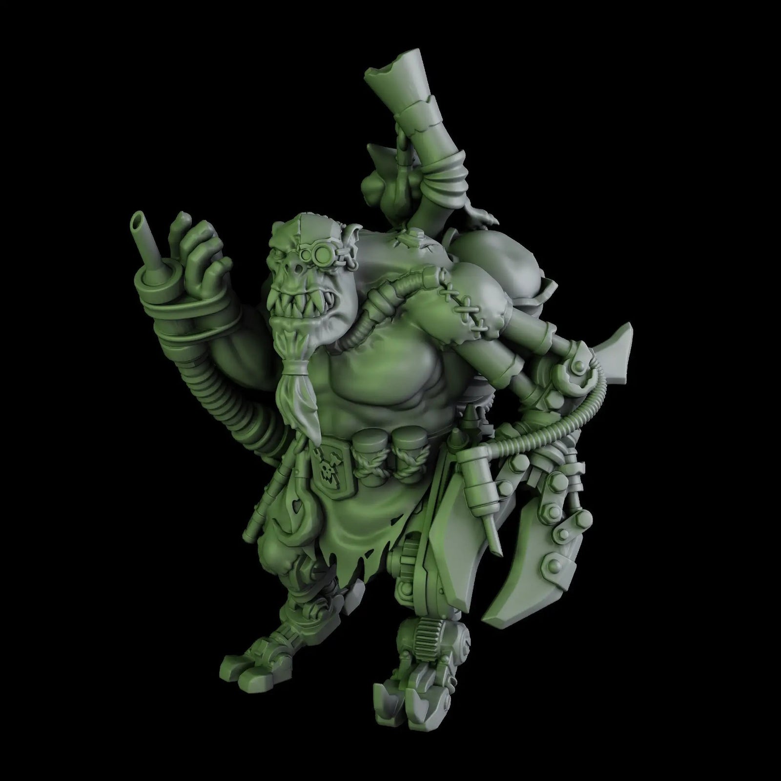 3D printed Lecta Sawbones model by Last Hope Miniatures, featuring detailed miniature figure for tabletop gaming or display.