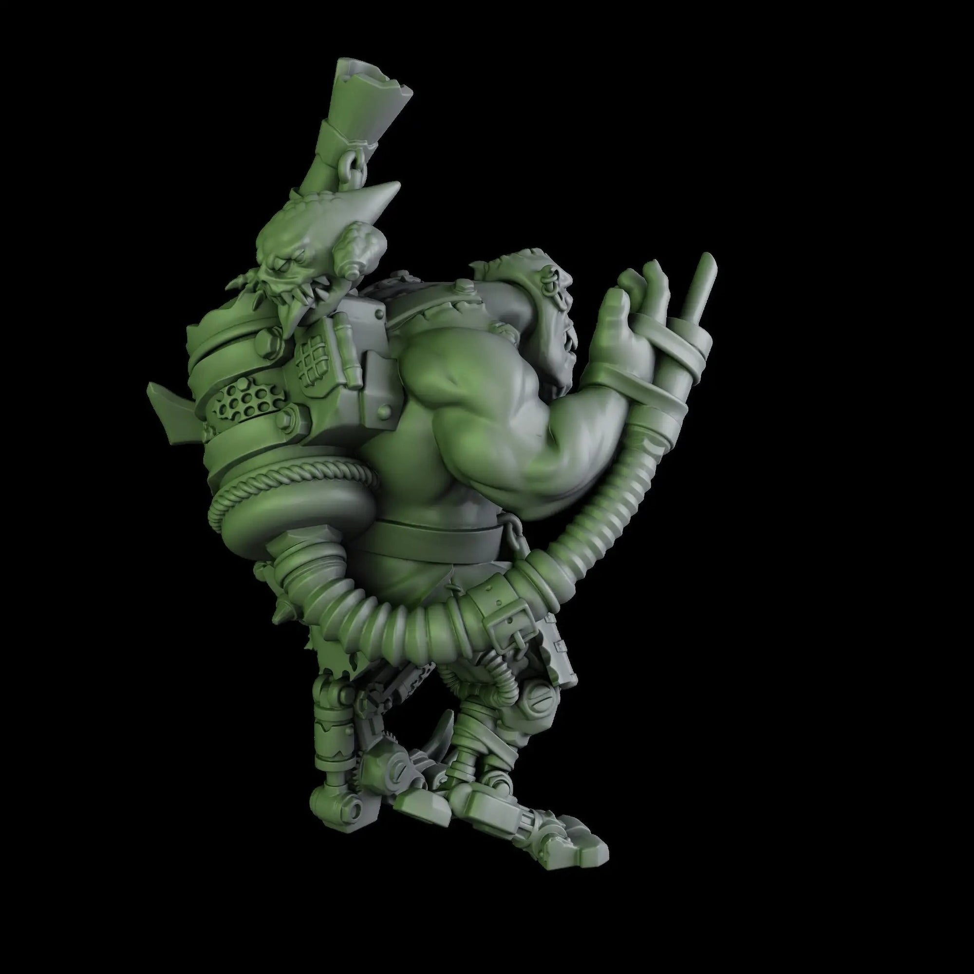 3D printed Lecta Sawbones model by Last Hope Miniatures, detailed miniature figure from DakkaDakka Miniatures collection.