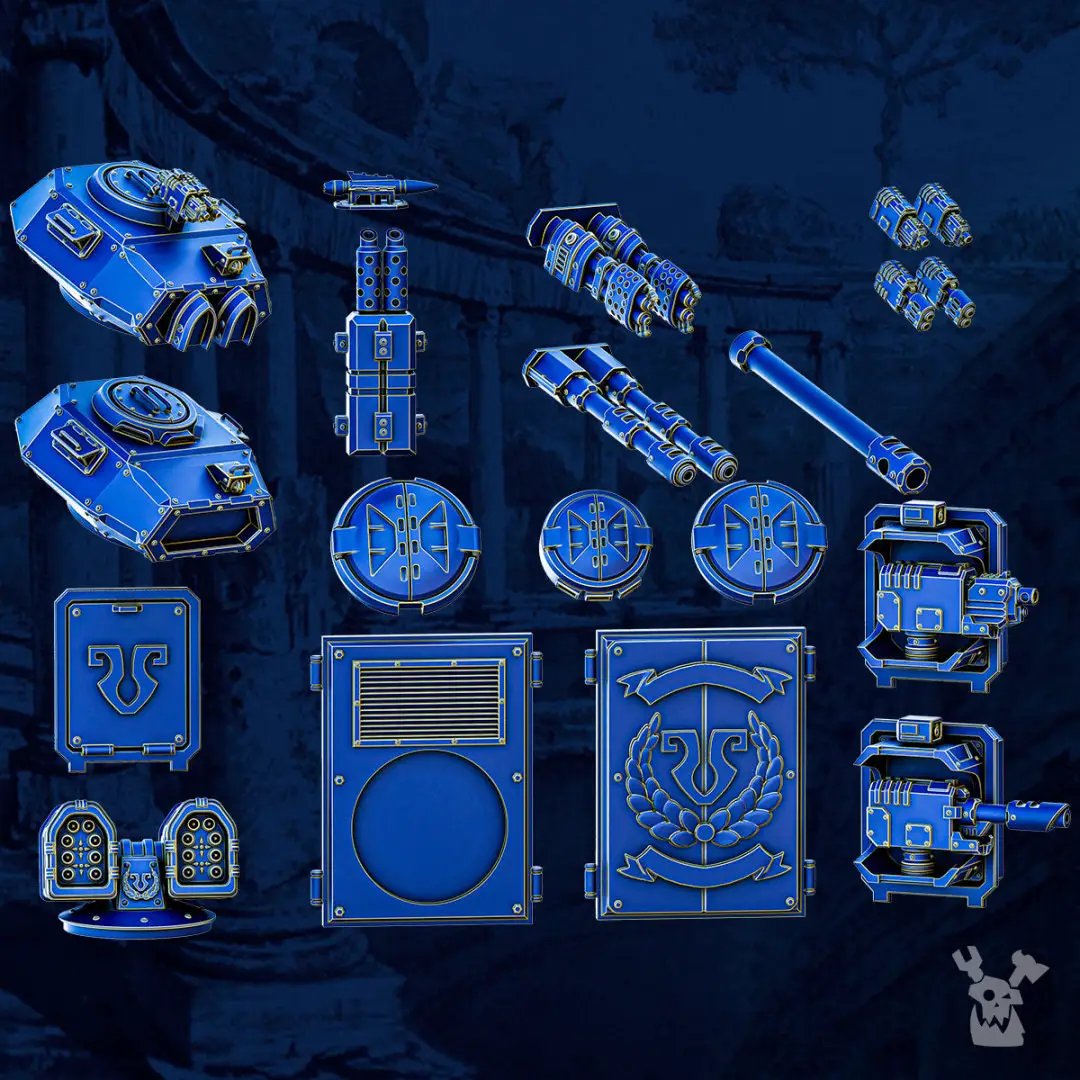 3D printed Legio Prima Victric APC model by Last Hope Miniatures, detailed military vehicle from DakkaDakka collection.