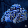 3D printed Legio Prima Victric APC model by DakkaDakka Miniatures, detailed sci-fi military vehicle for tabletop gaming.