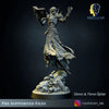3D printed Lich Lord model by Meshbrain Labs, detailed undead fantasy figure from Last Hope Miniatures.