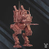3D printed Light Stomper Mech model by Last Hope Miniatures, detailed miniature with mechanical armor and weaponry from DakkaDakka Miniatures