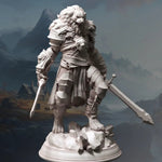 3D printed Lionfolk Bloodhunter model by Last Hope Miniatures from DM Stash, detailed fantasy miniature figure for tabletop gaming