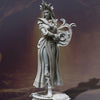3D printed Lunar Goddess model by Last Hope Miniatures, featuring intricate lunar and celestial designs, in a detailed miniature form.