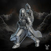3D printed Magistrate Sister model by DakkaDakka Miniatures, detailed figure from Last Hope Miniatures.