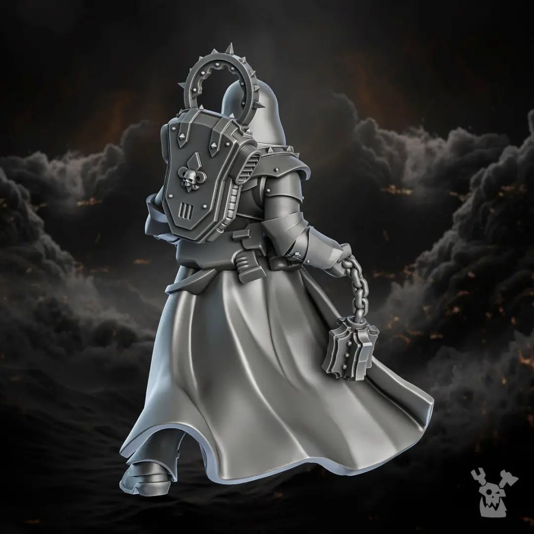 3D printed Magistrate Sister model by DakkaDakka Miniatures, detailed miniature figure from Last Hope Miniatures collection.