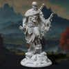 3D printed Northern Ranger model by Last Hope Miniatures, featuring detailed armor and weaponry in a dynamic pose.